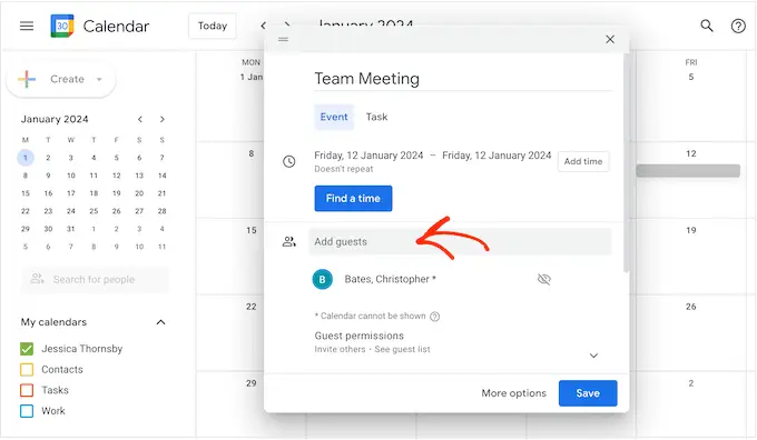 إضافة ضيوف إلى مؤتمر عبر الإنترنت أو ندوة عبر الإنترنت Adding guests to an online conference or webinar