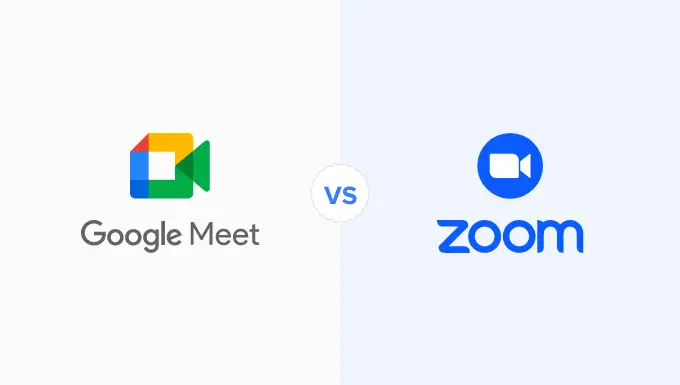 جوجل ميت مقابل زووم Google Meet vs Zoom
