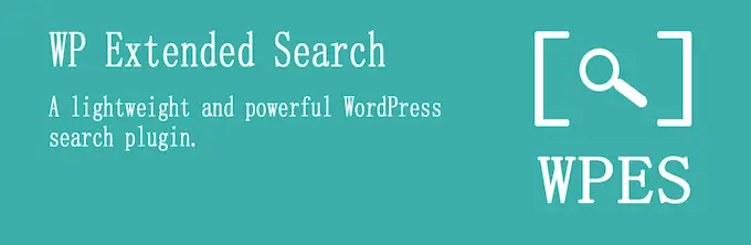 Das WP Extended Search WordPress-Plugin The WP Extended Search WordPress plugin