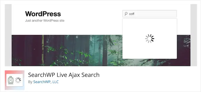 Das SearchWP Ajax Live-WordPress-Plugin The SearchWP Ajax live WordPress plugin