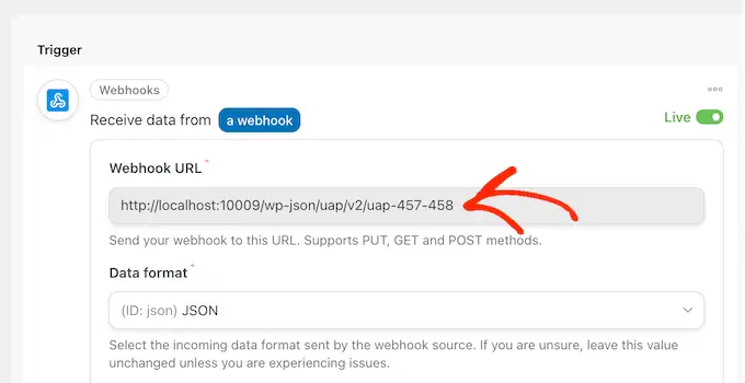 Webhook URL の取得 Getting a webhook URL