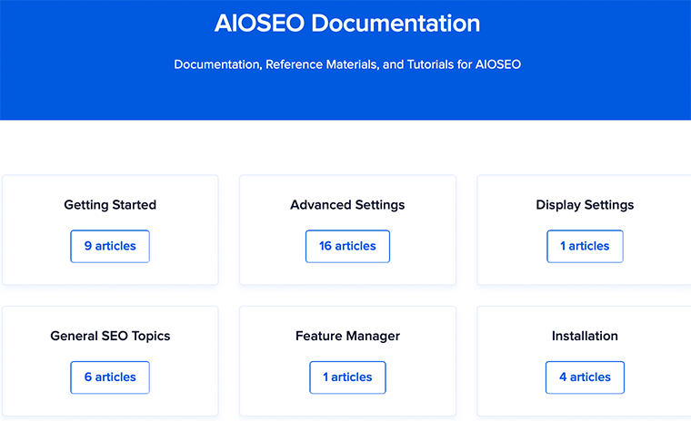 Documentation AIOSEO