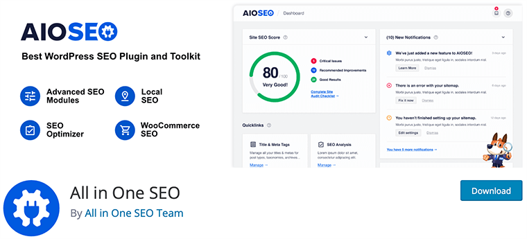 Référencement tout en un