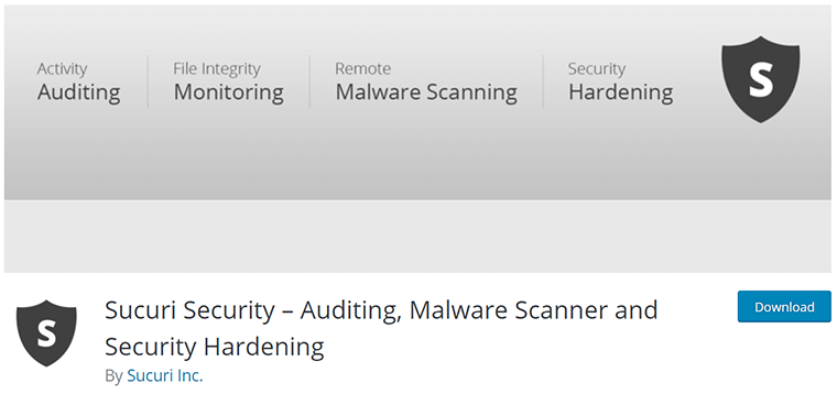 Sucuri Security sur WordPress.org