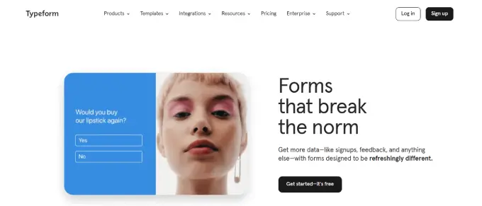 タイプフォーム Typeform