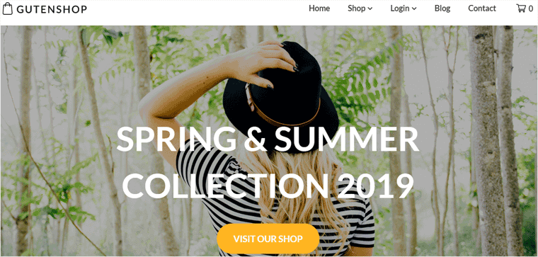 Tema GutenShop WooCommerce
