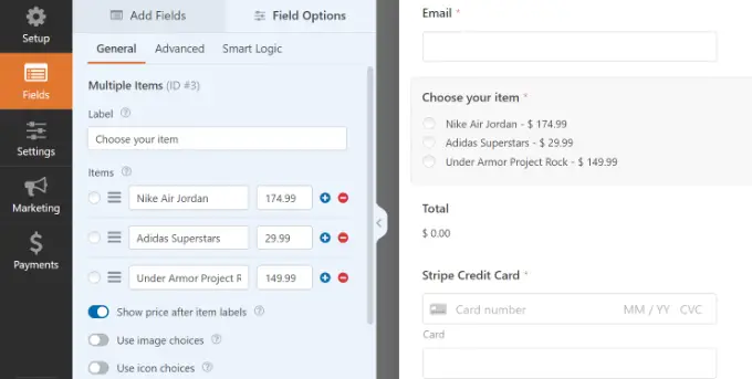 Personnaliser le champ du formulaire dans le formulaire de paiement Stripe Customize form field in stripe payment form