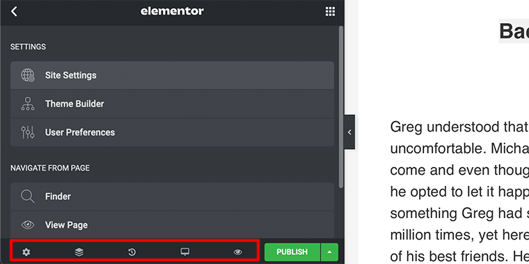 Elemen Pengaturan Tambahan
