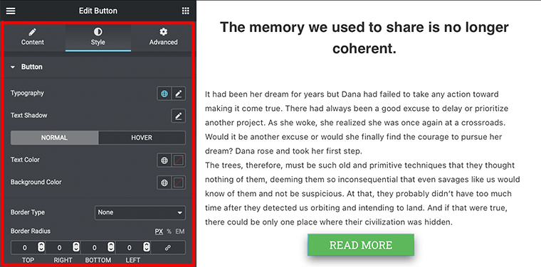 Opsi Penataan Elemen