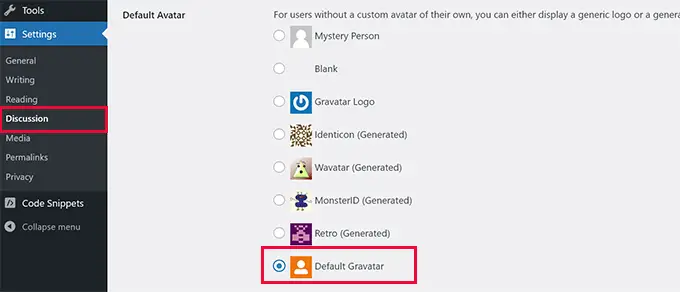 自訂預設頭像 Custom default gravatar