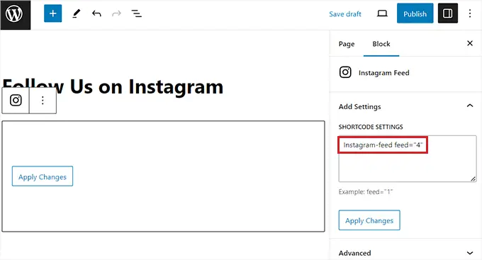 Agregar un feed de Instagram que se pueda comprar a una página o publicación Adding a shoppable Instagram feed to a page or post