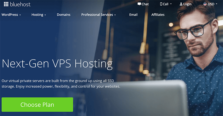 Găzduire VPS Bluehost
