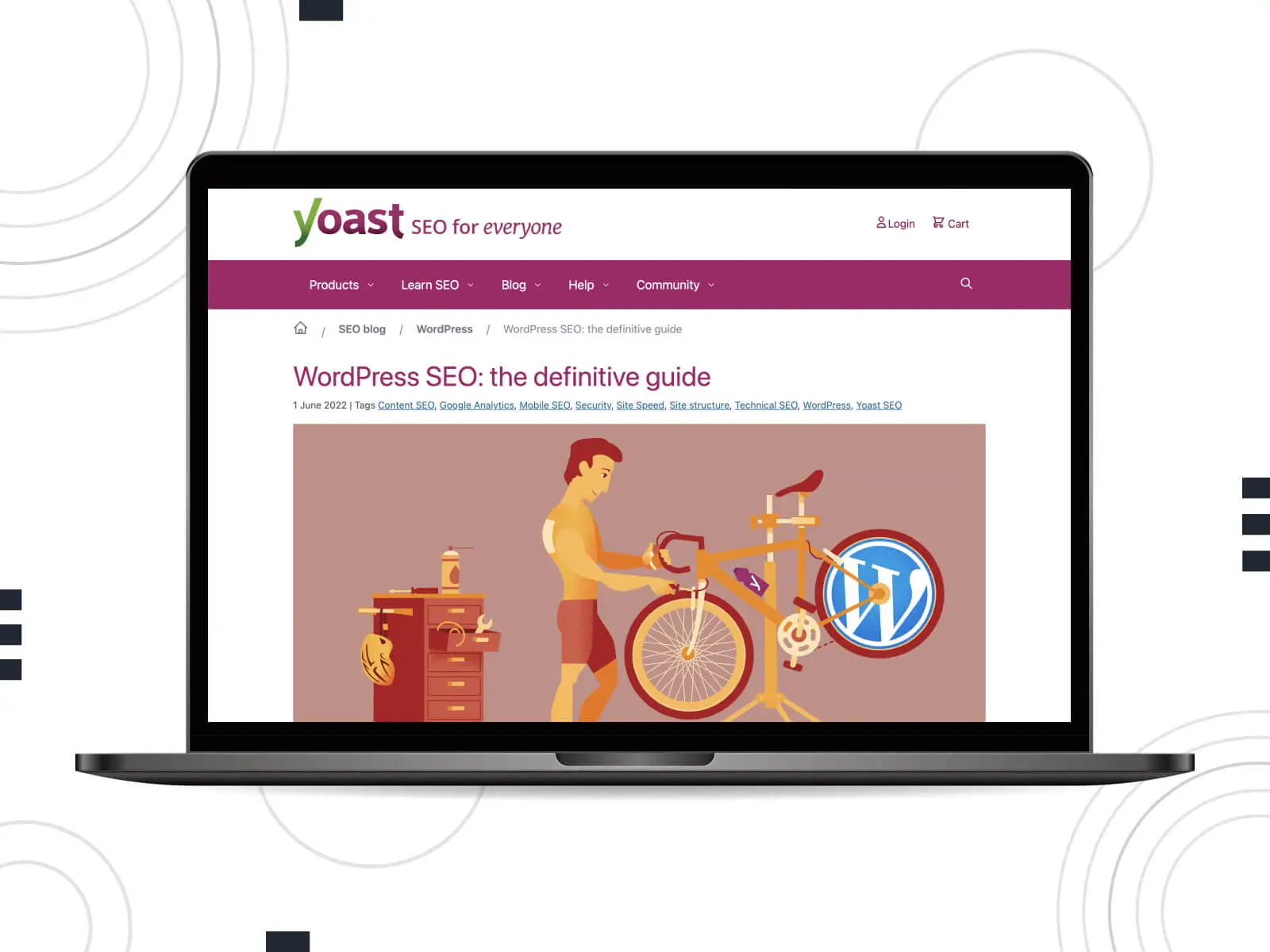 Yoast の写真 - ペルー、バラ色ブラウン、ブラウン カラー ミックスの WordPress の複雑さに焦点を当てた厳選されたジャーナルのリスト。