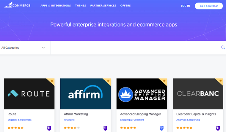 Magasin d'applications BigCommerce