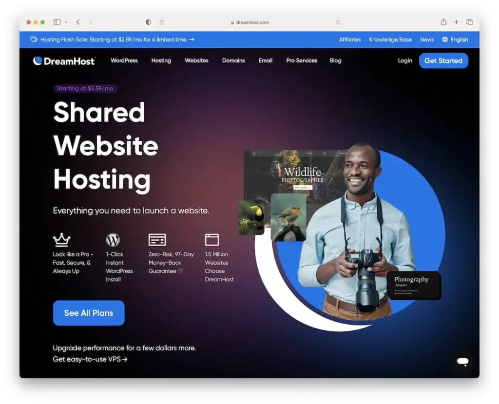 استضافة Dreamhost PHP