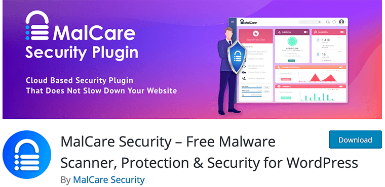 MalCare Security WordPress 멀웨어 제거 플러그인