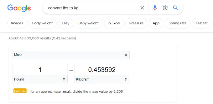 Răspuns instantaneu în rezultatul Căutării Google folosind Knowledge Graph Answer box for conversion rates