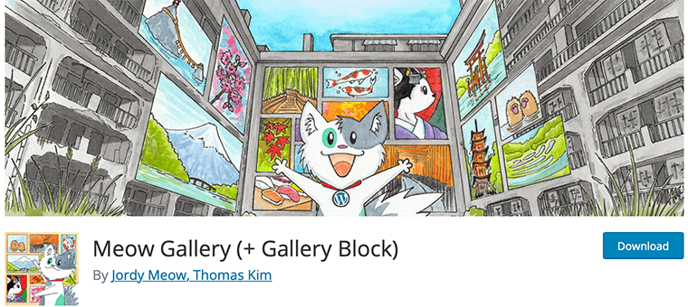 Meow Gallery WordPress Gutenberg 塊插件
