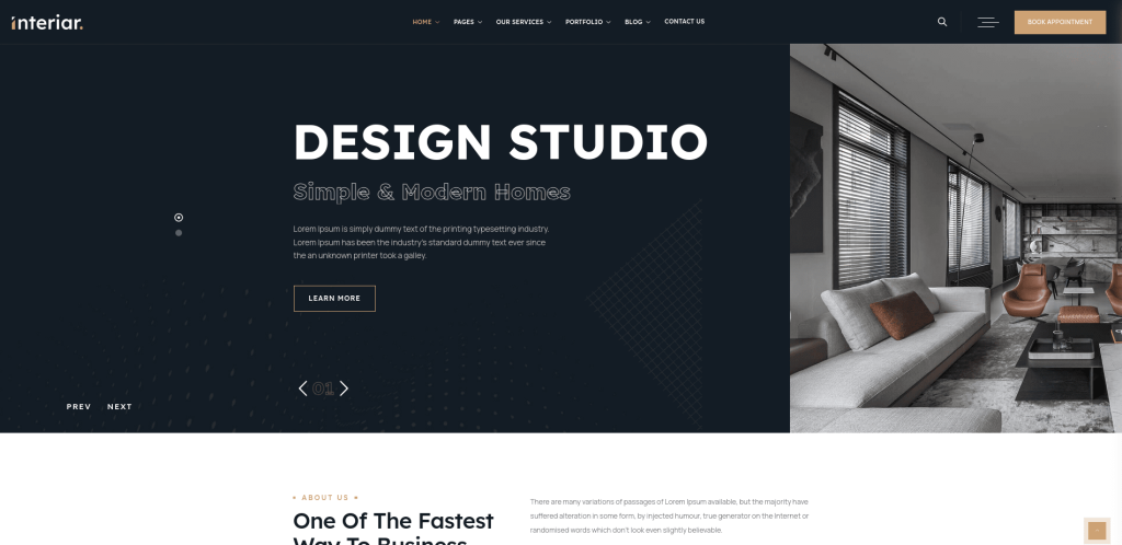 內部 WordPress 主題