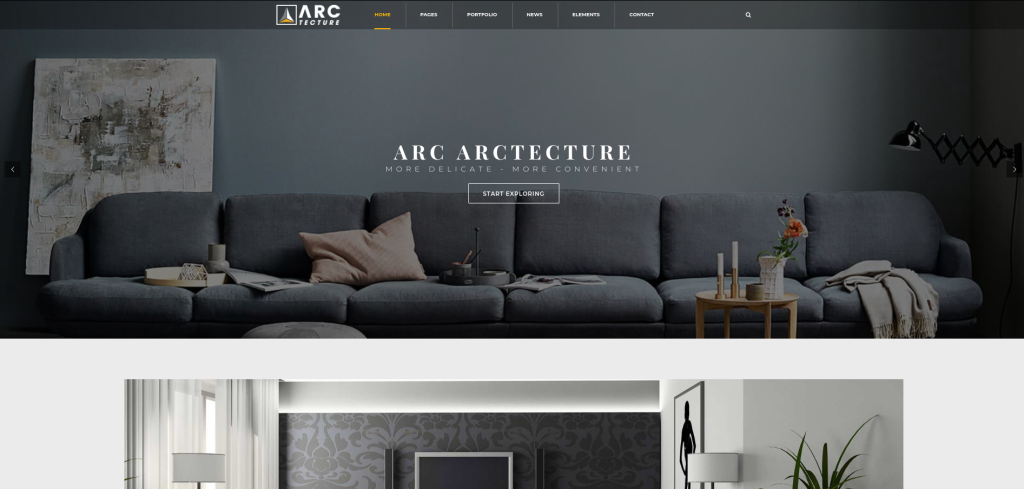 Arctecture WordPress 主題