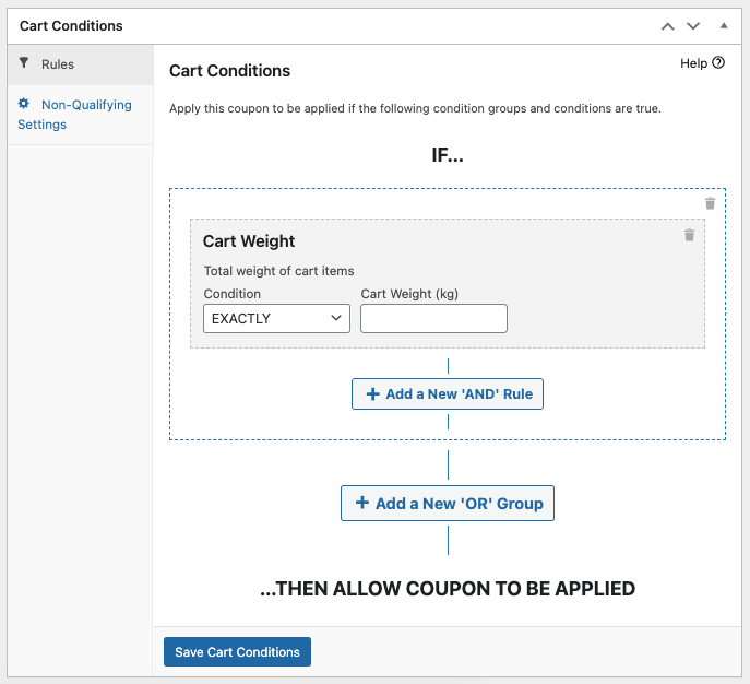 لقطة الشاشة-2023-09-25-at-51229-AM - كوبونات متقدمة Additionally, configure the cart condition
