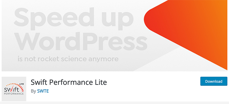 Plugin de Cache do WordPress de Desempenho Swift