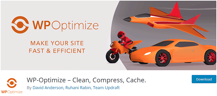 Plugin de otimização de velocidade do WordPress para WP-Optimize