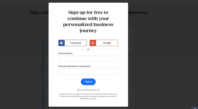 Regístrese para marcas a medida Sign up for tailor brands