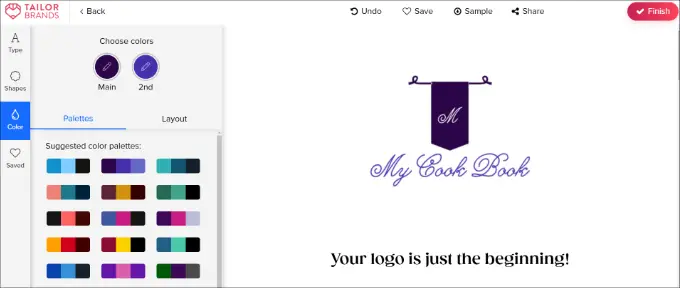 Cambiando el color de tu logo Change color of logo