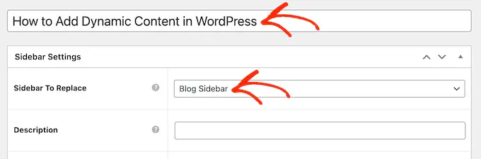 Ersetzen der integrierten Seitenleiste Ihres WordPress-Themes Replacing the built-in sidebar provided by your WordPress theme