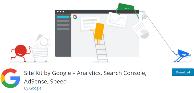 WordPress용 Google 플러그인의 Site Kit