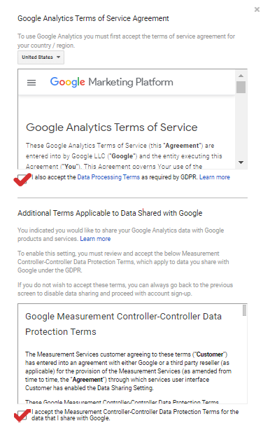 데이터 공유 설정