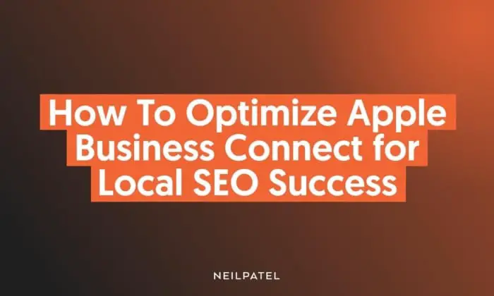 Como otimizar a conexão comercial da Apple para obter sucesso em SEO local.