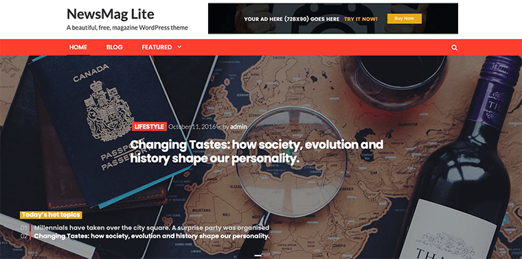 NewsMag - 최고의 무료 SEO 최적화 WordPress 테마