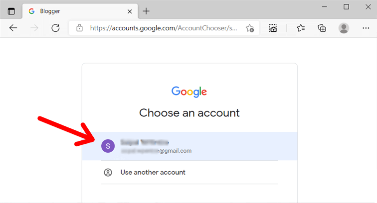 Inscreva-se na conta do Blogger com uma Conta do Google