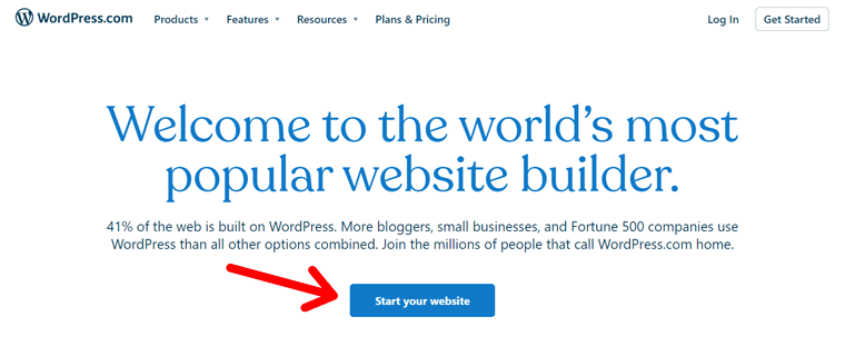 Comece seu site no WordPress.com
