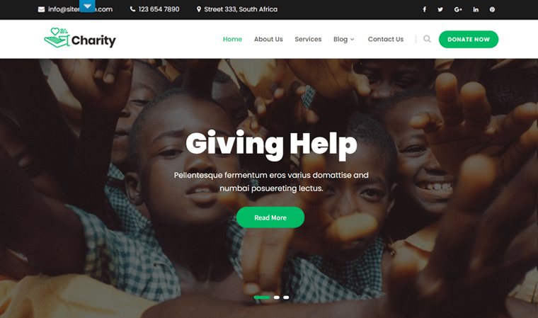 Tema WordPress Gratis SKT Charity