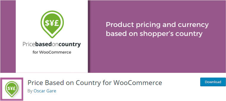 WooCommerce 以國家為基礎的價格