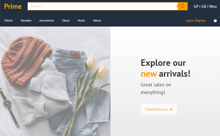 GeneratePress 登陸頁面主題
