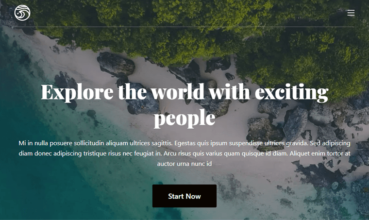 Blocksy登陸頁面主題