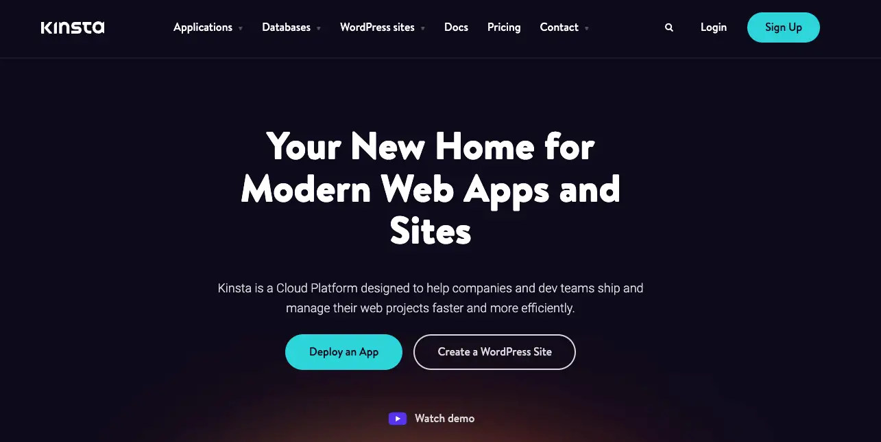 Kinsta jest jednym z najlepszych dostawców hostingu dla wielu witryn WordPress w Google Cloud.