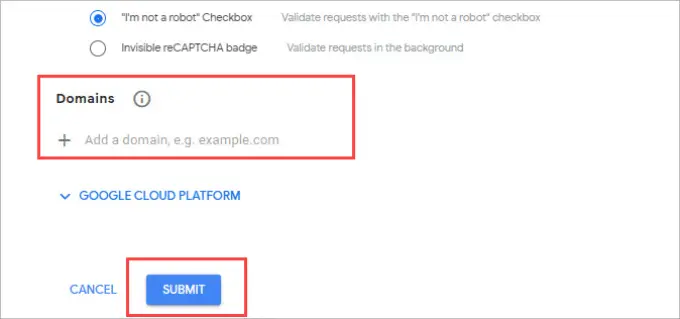 Senden Sie ein neues reCaptcha Submit new reCaptcha