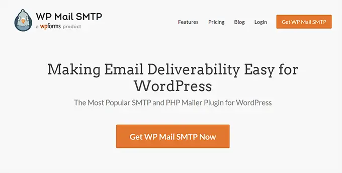 WP 郵件 SMTP 網站 WP Mail SMTP website
