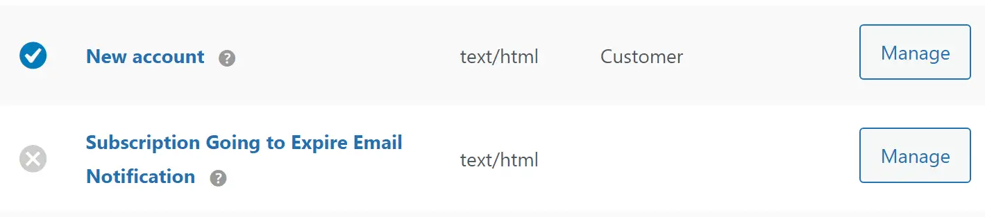 WooCommerce abonelik hatırlatma e-postasını yapılandırma.