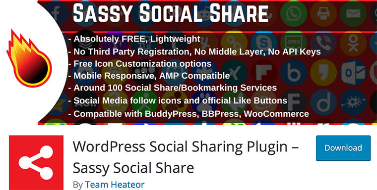 Sassy Social Share