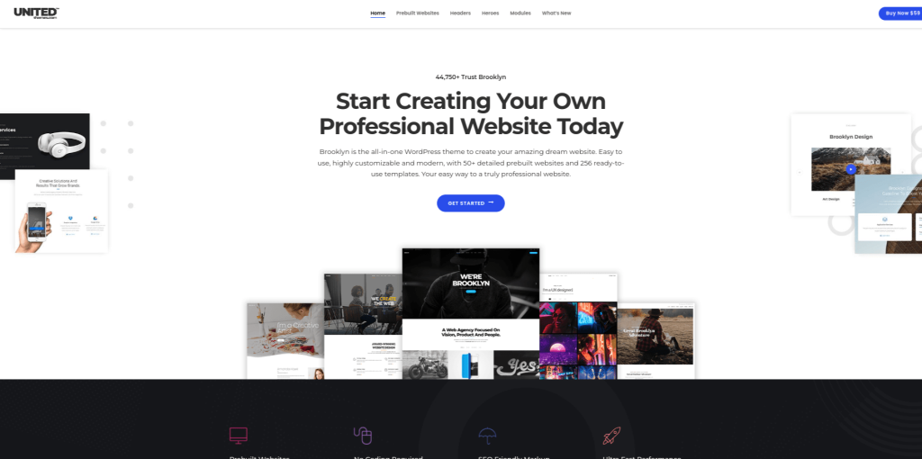 ธีมบรูคลิน WordPress