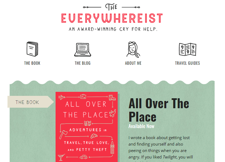 Everywherest-Website 개인 웹사이트 아이디어