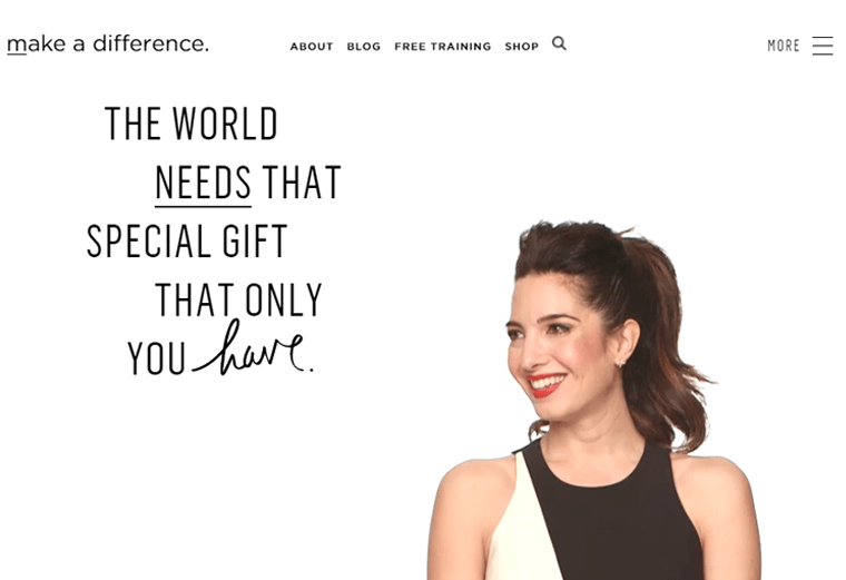 Marie-Forleo-웹사이트