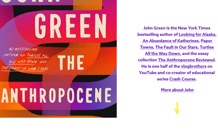 Jonh-Green-Book-Website 개인 웹사이트 예시