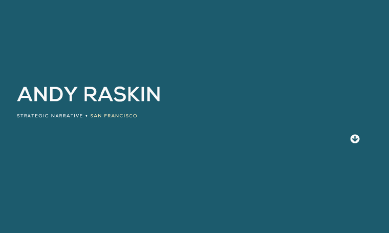 Andy-Raskin-Website 비즈니스 전략개인 웹사이트